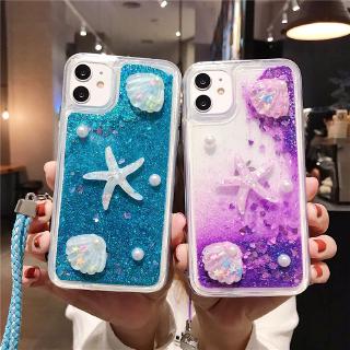 Quicksand style OPPO Reno4 Pro Reno 4 4Pro 5 5Pro 6 6Pro 3 3Pro A31 A91 2020 กรณีโทรศัพท์ Reno3 Realme C17 7i 6 5 5i 5S 3 X50 Realme5 Shine Star Glitter Bling Sequins soft case เกราะป้องกัน