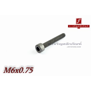 น็อตหัวจมดำแข็ง M6x0.75x40