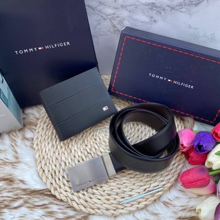 Tommy Hilfiger  Leather Belt &amp; Wallet Set🎈