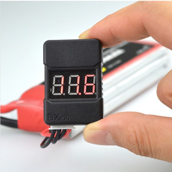 ร้านไทย วัดแบต Lipo Alarm รุ่น bx100 ตัววัด เตือนแบตเตอรี่ ลิเธี่ยมโพลิเมอร์ โมดูลวัดไฟ Buzzer Alarm