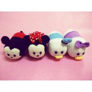 Tsum tsum มิกกี้ มินนี่ ตุ๊กตาหน้ารถ DIY