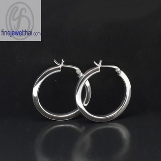 Finejewelthai ต่างหู-ต่างหูเงิน-เงินแท้ 925-ออกแบบพิเศษ-Silver-Design - E218000