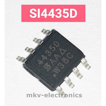 (1ตัว) SI4435DDY , 4435D MOSFET P-Channel 9A 30V , SOP-8 ใช้แทนกันได้กับเบอร์ FDS4435A , 4435A