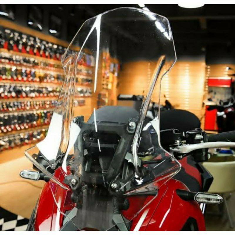 กระจกบังลม ADV รุ่น X-ADV, VISOR ADV MODEL X-ADV, ADV SPORTY MAXHIELD. ADV VISOR HEIGHT ความหนา 4 มม
