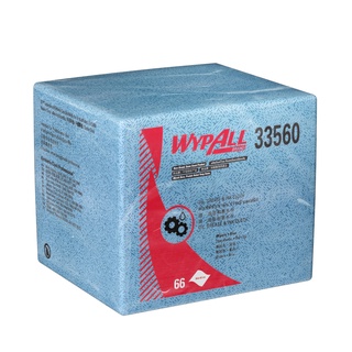 แผ่นซับน้ำมัน สารเคมี ไร้ฝุ่นขุย (KIMTECH PREP* KIMTEX* Wipers 1/4 Fold) - 3356000