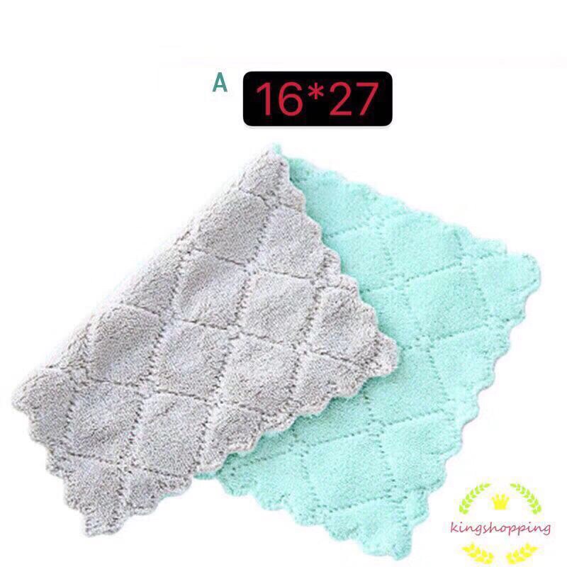 GTRmallshop FT957 (ร้านไทย) ผ้าเช็ดโต๊ะ,จาน,เฟอร์นิเจอร์,รถ ซึมซับน้ำดีซักออกง่าย (อุปกรณ์ดูแลบ้าน ทำความสะอาด) - รูปที่ 6