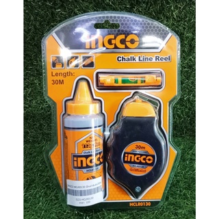 INGCO HCLR0130 ปักเต้าตีเส้น 30M พร้อมผงชอล์ก