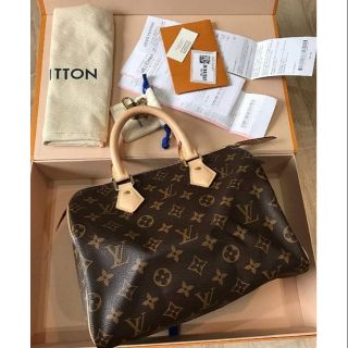 New louis vuitton speedy 25 full set 32,500฿