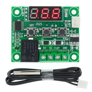 W1209 Blue/Red light DC 12V heat cool temp thermostat temperature control switch temperature controller thermometer thermo