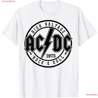 เสื้อยืดผู้ชายและผู้หญิง AC/DC - Rock &amp; Roll T-Shirt Short sleeve T-shirts