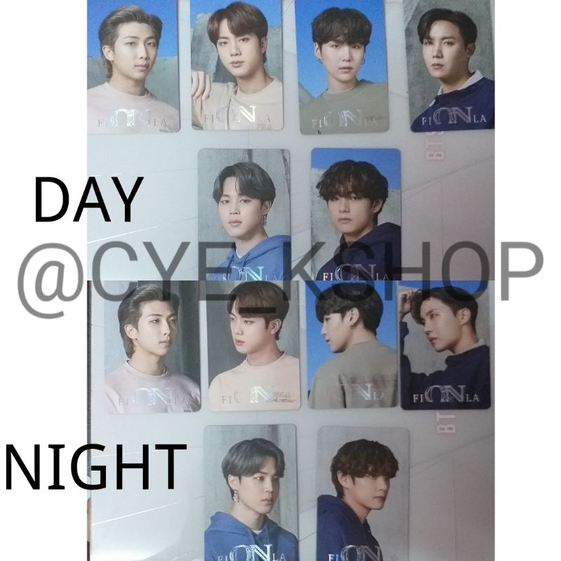 CYE KSHOP BTS FILA NOW ON COLLECTION PHOTOCARD & WAPPEN SET