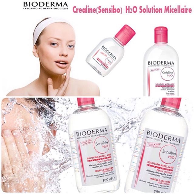 Bioderma Crealine(Sensibo) H2O Solution Micellaire 500ml.