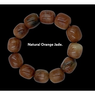 natural orange jade. หยกสีส้มธรรมชาติ