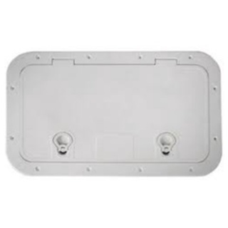 อุปกรณ์เรือ - [Easterner C13711] - ASA WHITE ACCESS HATCH / ฝาปิดพิ้นเรือ ทรงสี่เหลี่ยมผืนผ้า