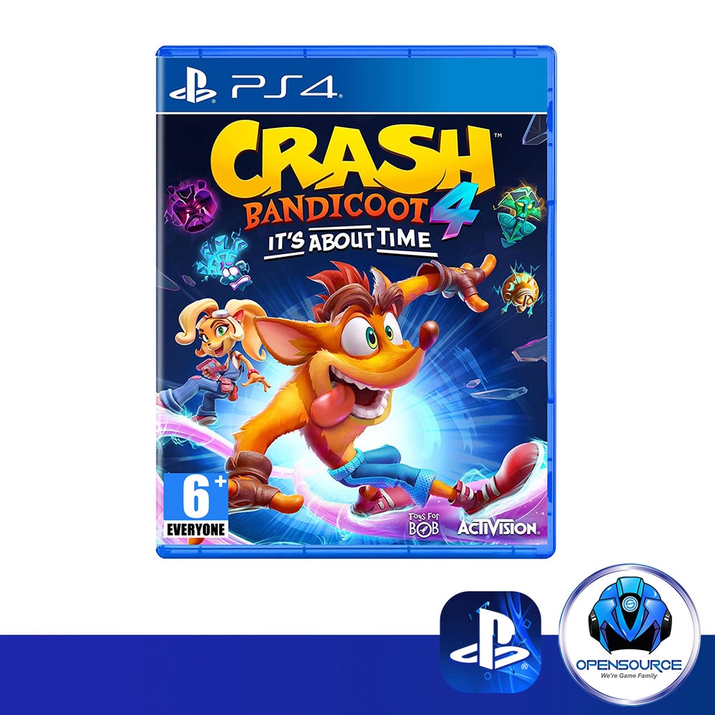 [พร้อมส่ง]Playstation: Crash Bandicoot 4 it's About Time (ASIA EN/CH/KR) แผ่นเกม สำหรับ PS4 & PS5
