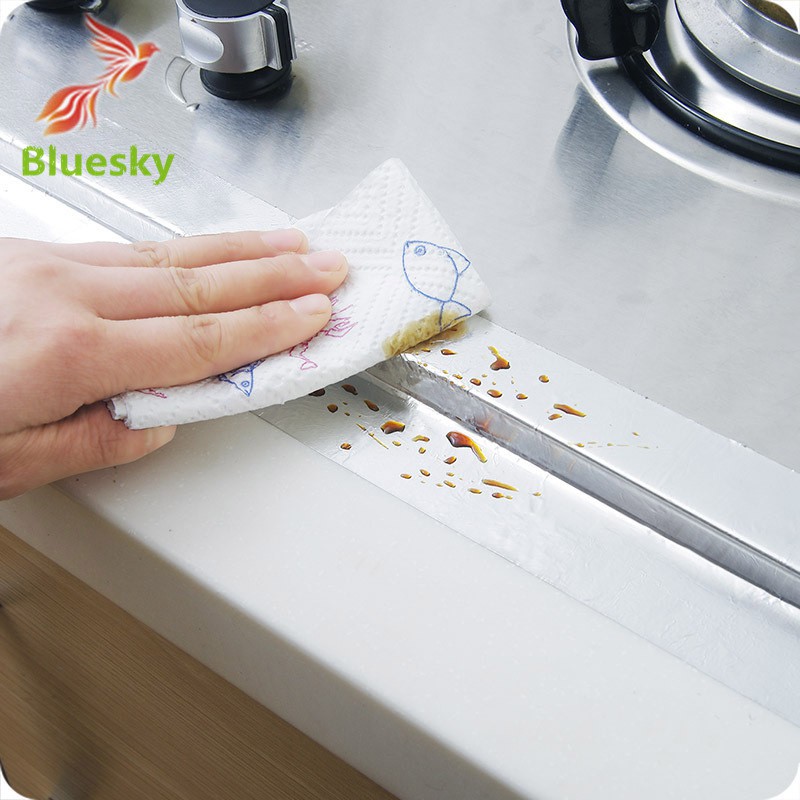 Aluminum Foil Kitchen Cooktop Sink Stickers Waterproof Removable High