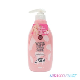 ครีมอาบน้ำ Cathy Doll White Milk Shine Body Bath Cream 450ml