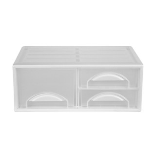 ลิ้นชักเก็บของ 3 ช่อง ขาว ออตโตอินเตอร์ DWX-9343-TPX 3 drawers white compartment with Ottomans DWX-9343-TPX