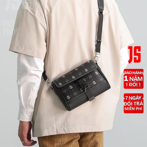 Jino Studio กระเป๋าสะพายลาย Gudi คุณภาพสูงกระเป๋าสะพายข้างผู้ชายกันน้ํา