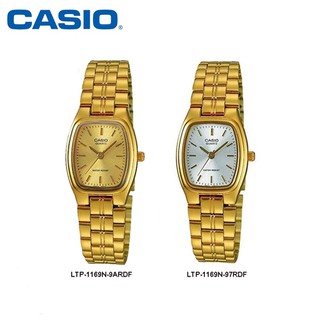 Casio นาฬิกาข้อมือผู้หญิง สายสแตนเลส รุ่น LTP-1169N,LTP-1169N-7ALTP-1169N-9A,LTP-1169N-7ARDF,LTP-1169N-9ARDF