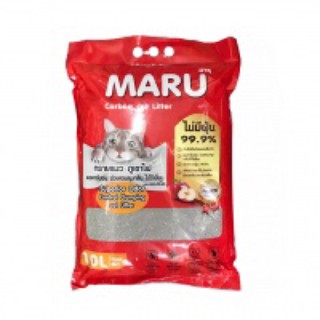 Maru ทรายแมวภูเขาไฟ 10 L. กลิ่นแอปเปิ้ล