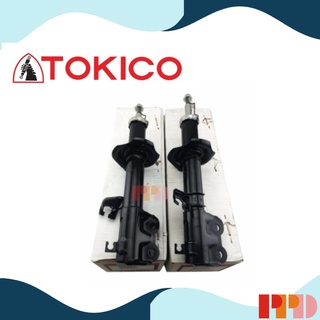 TOKICO โช้คอัพ โทคิโคะ คู่หน้า Strut Gas Type สำหรับ NISSAN MARCH K13 (ECO CAR) 2010-2015 (รหัสสินค้า B1107 , B1108)