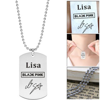 💘BLACK PINK💘 สร้อยคอจี้เครื่องประดับของขวัญใหม่