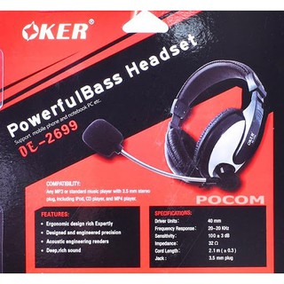 OKER Headset With Mic รุ่น OE-2699