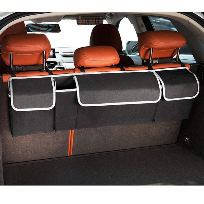 Car Backseat Trunk Organizer, Trunk Backseat Storage Organizers for Car