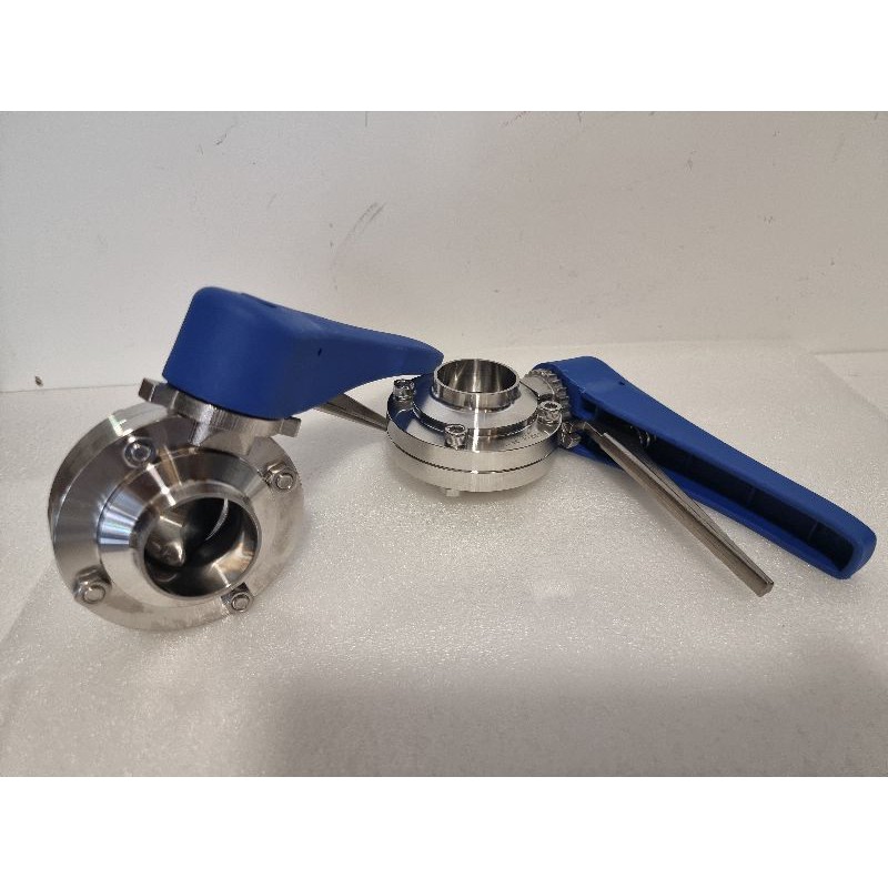 SANITARY  BUTTERFLY VALVE  WELD END 25MM SS316L
