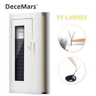 Decemars Eyelashes Y C D ต่อขนตา วอลลุ่ม ด้ายบราซิล โดย ด้าย Mega