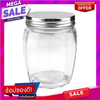 ขวดโหลแก้ว 0.8 ลิตร ฝาเกลียว RUGBY ขวดโหล GLASS CANISTER WITH SCREW LID RUGBY 0.8L