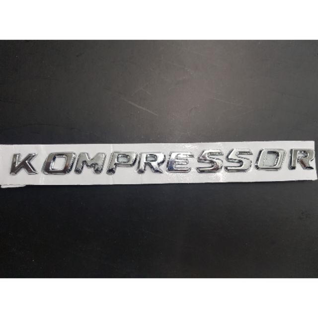 *logo kompressor ของรถ benz amg ตัวเล็ก