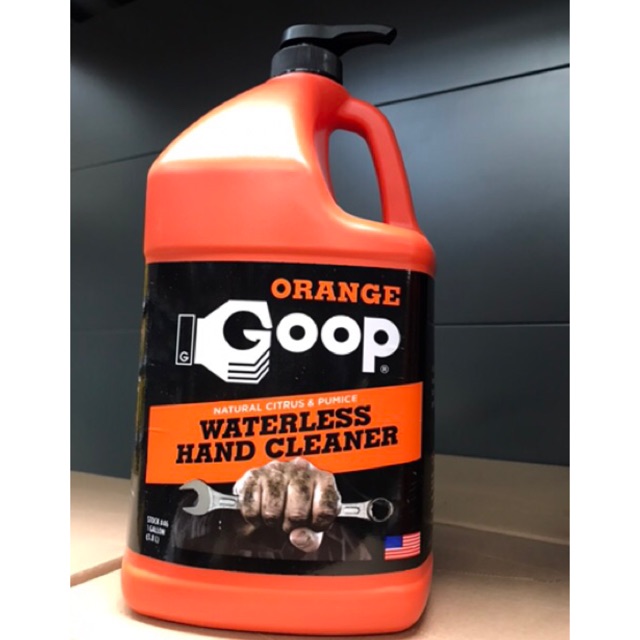 Goop เจลทําความสะอาดคราบไขมัน กลิ่นส้ม ชนิดไม่ต้องใช้นํ้า ขนาด 3.8 L. Orange Goop ขวดใหญ่ Made in US