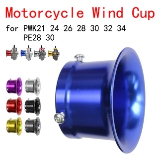 ปากแตร ปากแตรคาบู CNC 50mm และ 55mm อากาศสะอาดคาร์บูเรเตอร์เหมาะสำหรับ PE 28mm 30mm 30mm 34mm （ไทยส่ง CNC ทนทาน）