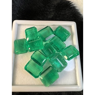 Emerald Lab created Biron Australia Platinum color 6 .8carats 10x12mm