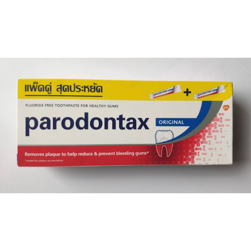 Parodontax Original  ยาสีฟันพาโรดอนแทกซ์ ออริจินัล แพ็คคู่ 2x150 g.