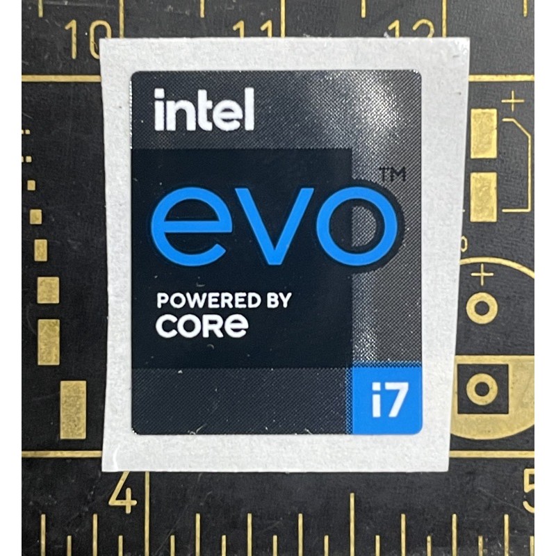 สติ๊กเกอร์โลโก้ intel Core i7 evo 11th gen ori