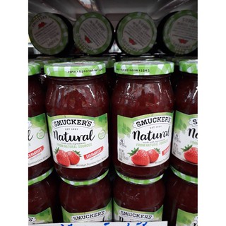 SMUCKERS สมัคเกอร์ส เนเชอรัล สตรอเบอร์รี ฟรุ๊ส สเปรด ขนาด 489 กรัม