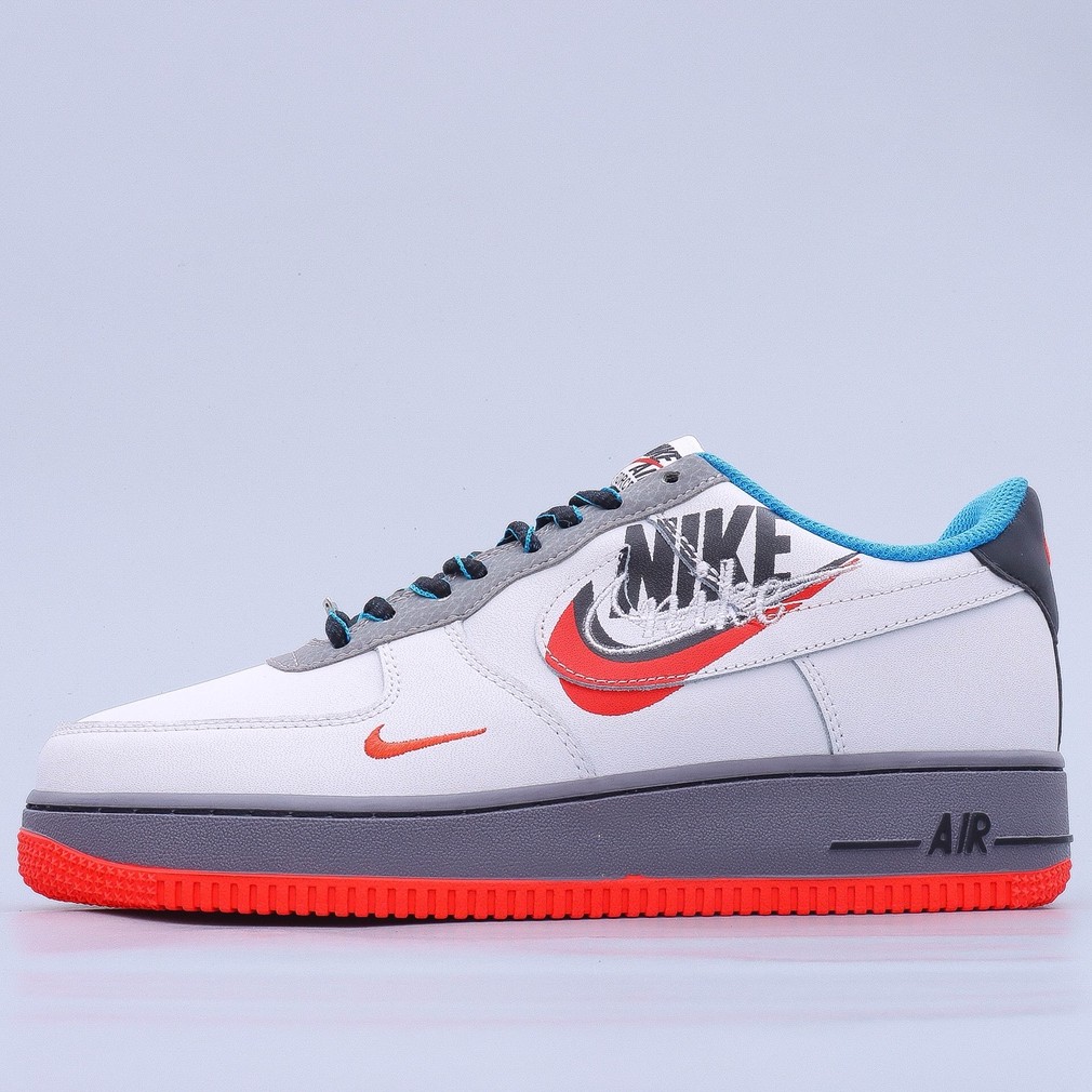 nike air force 1 script swoosh pack white