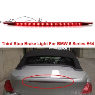 ขายดี ไฟท้ายรถยนต์ LED 3rd ระดับสูง สีแดง สําหรับ BMW E64 6-Series Convertibles จาก 2003~09