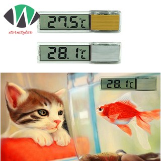 เครื่องวัดอุณหภูมิดิจิตอล 3 D หน้าจอ Lcd สําหรับตู้ปลา