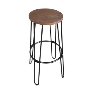 Bar chair BAR STOOL FURDINI M-94149-30 WOOD WALNUT Dining room furniture Home &amp; Furniture เก้าอี้บาร์ เก้าอี้บาร์ FURDIN