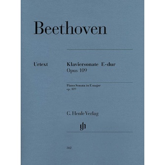 Beethoven PIANO SONATA NO. 30 IN E MAJOR OP. 109 (HN362)
