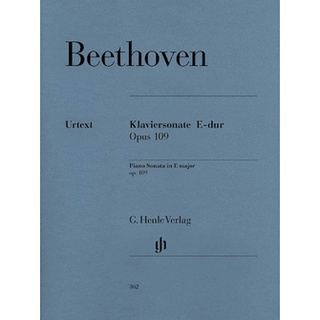 Beethoven PIANO SONATA NO. 30 IN E MAJOR OP. 109 (HN362)