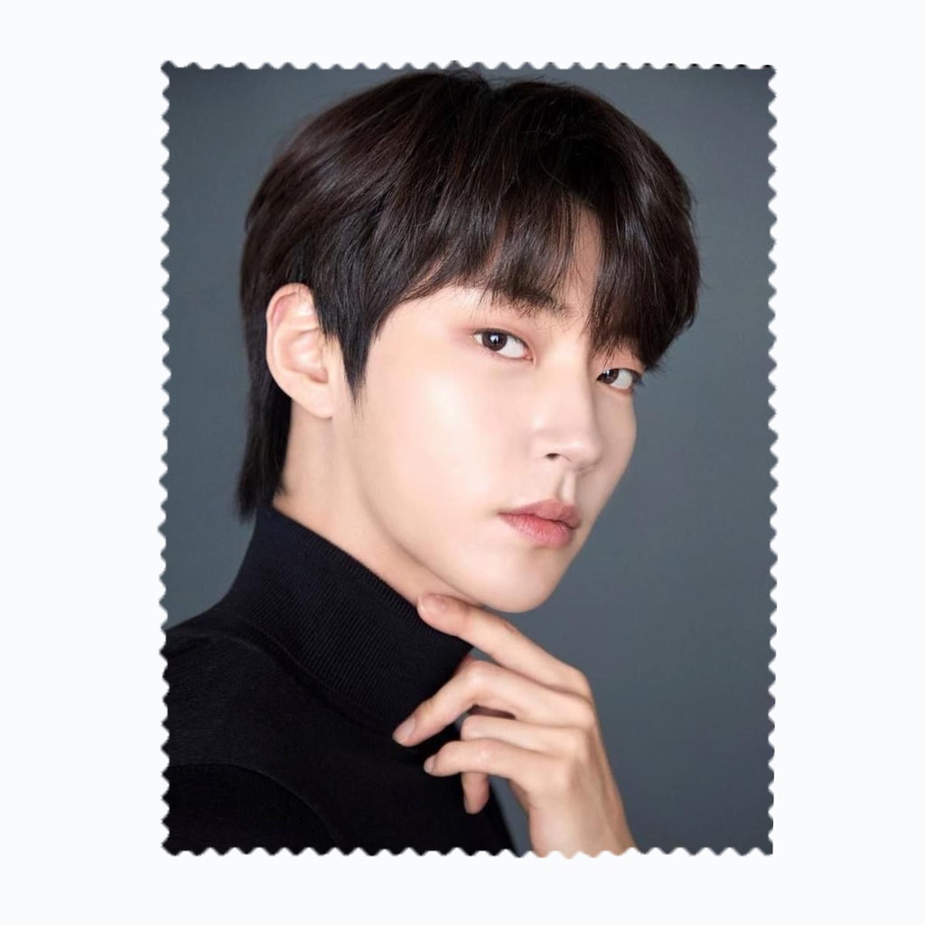 ผ้าเช็ดแว่นตา เช็ดเลนส์ ผ้าไมโครไฟเบอร์ ฮวังอินยอบ Hwang In-yeop