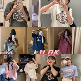 1LDK🌈พร้อมส่ง🌈เสื้อยืดคอกลมแขนสั้น เสื้อยุค90 ใส่แล้วเท่ (1990)