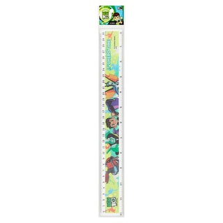 ราคาพิเศษ!! เบ็นเท็น ไม้บรรทัดพลาสติก 1 ชิ้น Ben 10 Plastic Ruler 1pc