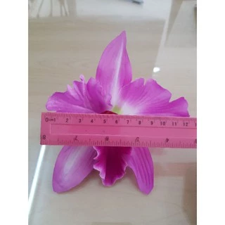 หัวดอกแคทรียา สีม่วง (ถ่ายจากสินค้าจริง)ดอกไม้ปลอม ดอกไม้ประดิษฐ์ ใช้ประดับ ตกแต่ง จัดแจกัน