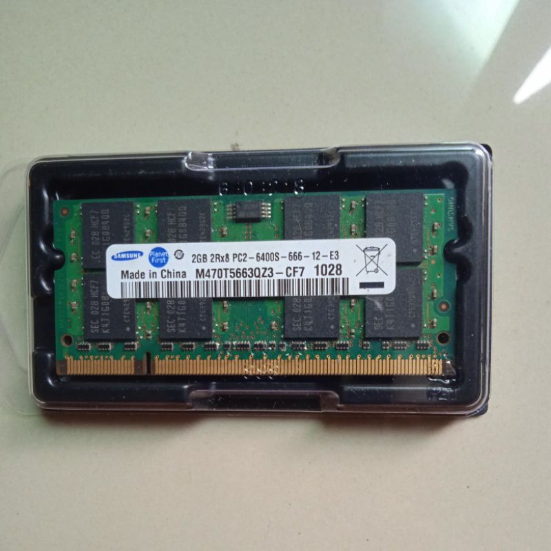 Ram Laptop-Notebook samsung 2gb ddr2 bus800